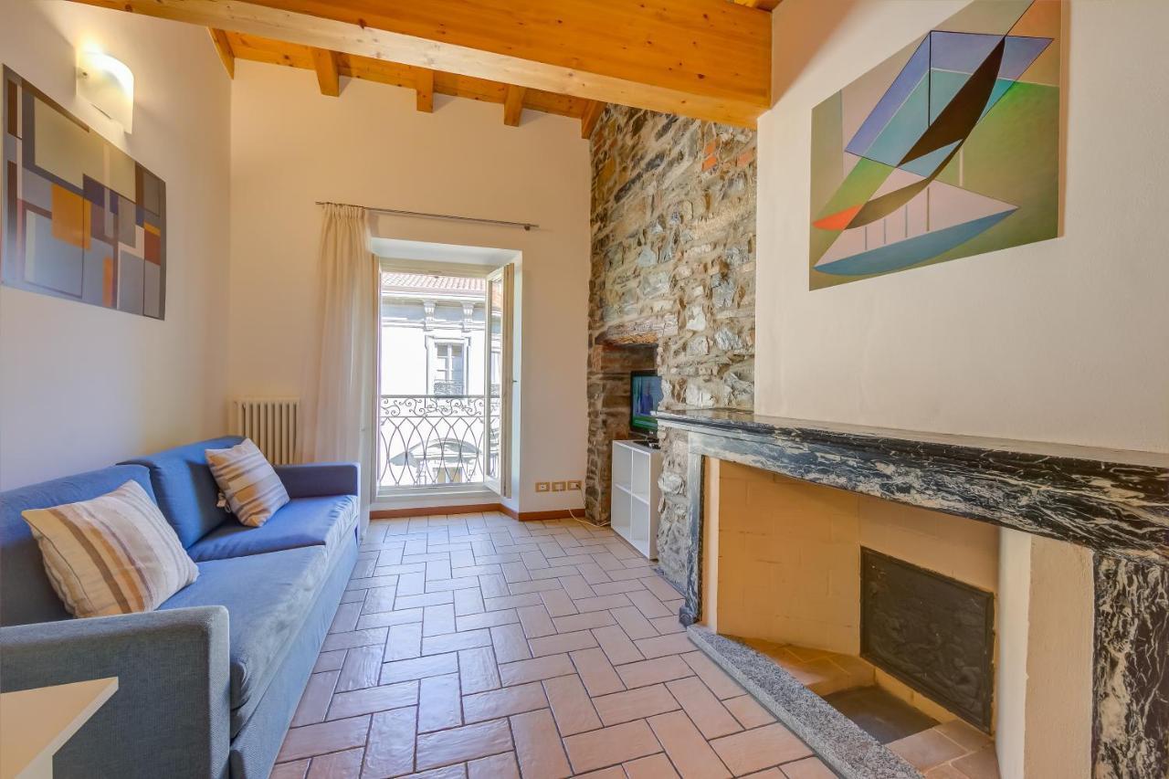 Le Stanze Del Lago Apartments Como Luaran gambar